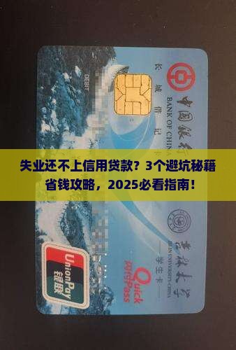 失业还不上信用贷款