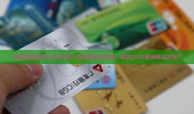 征信很差贷款2w