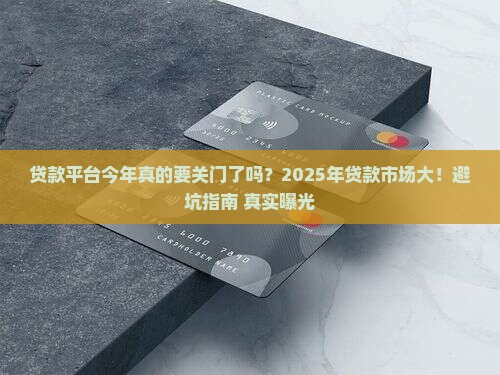 今年贷款平台关闭了吗