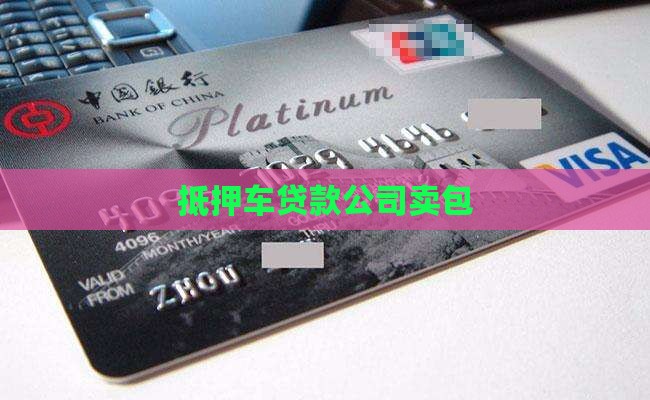 抵押车贷款公司卖包