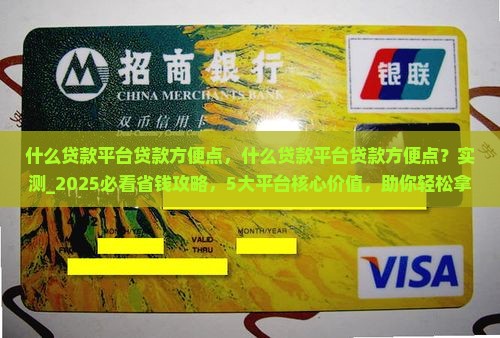 什么贷款平台贷款方便点