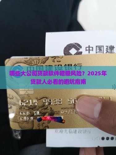 哪些是大公司贷款软件