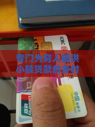 专门为穷人提供小额贷款的乡村信贷村