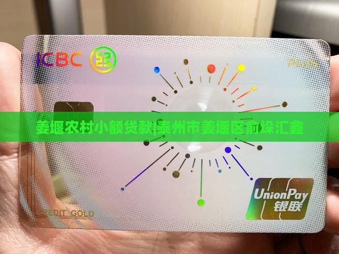 姜堰农村小额贷款|泰州市姜堰区俞垛汇鑫