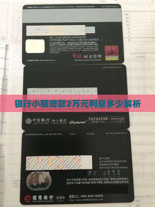 银行小额贷款2万元利息多少解析