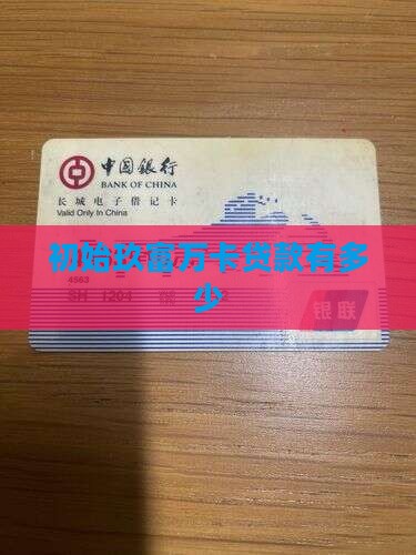 初始玖富万卡贷款有多少