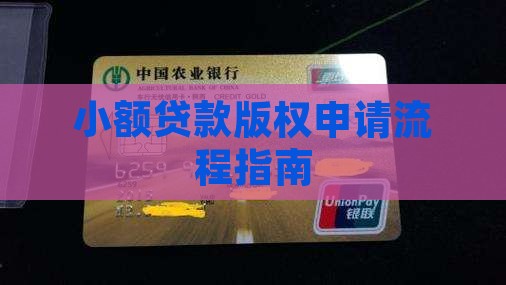 小额贷款版权申请流程指南 小额贷款版权申请流程指南