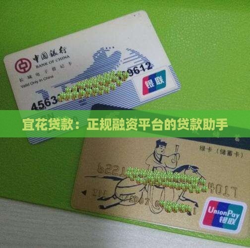 宜花贷款：正规融资平台的贷款助手