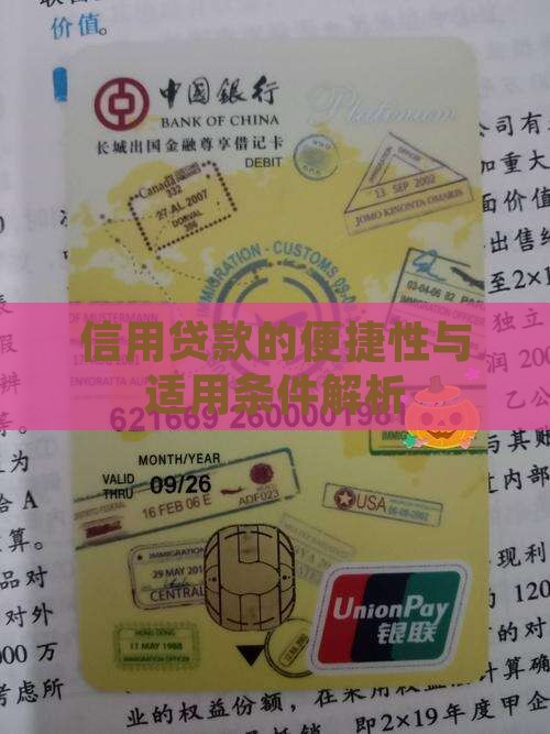 信用贷款的便捷性与适用条件解析