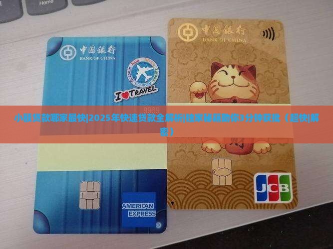 小额贷款哪家最快