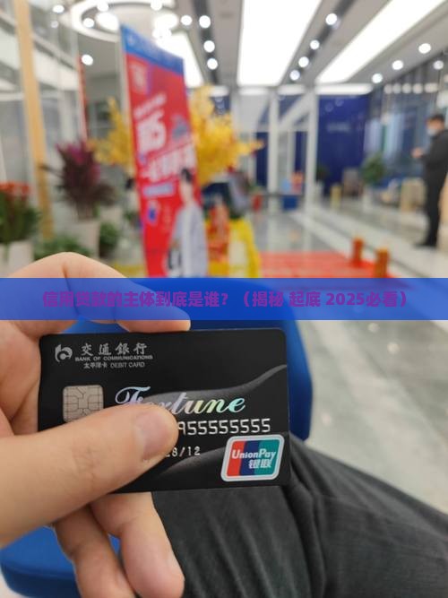 信用贷款的主体是指