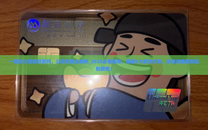 一般的公司能贷款吗 一般的公司能贷款吗