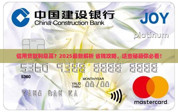 信用贷款利息高怎么回事