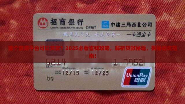 哪个旅游平台可以贷款