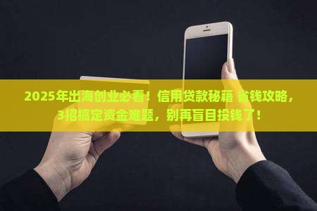 信用贷款助力出海远航