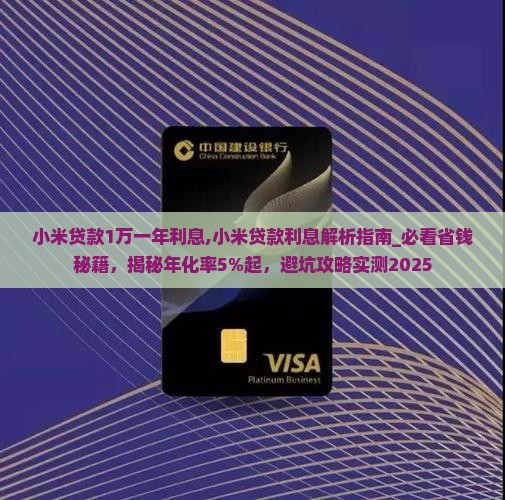 小米贷款1万一年利息