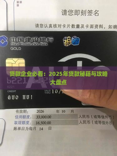 什么类型公司贷款多