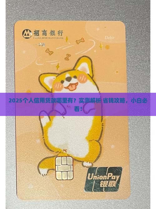 个人信用贷款哪里有