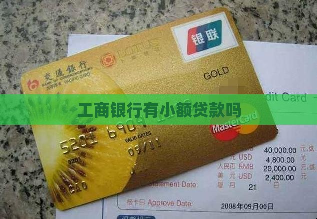 工商银行有小额贷款吗