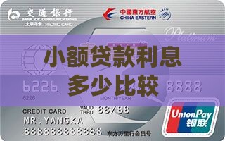 小额贷款利息比较