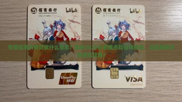 专属信用消费贷款什么意思