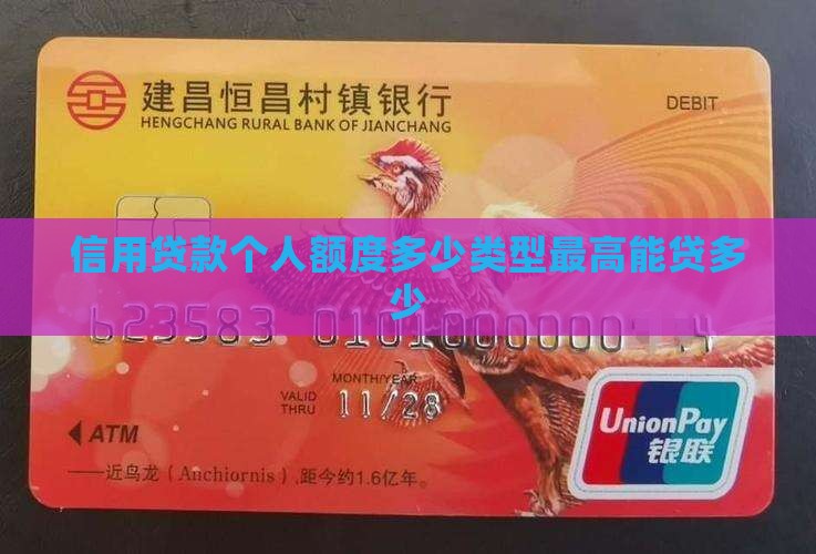 信用贷款总额度多少正常