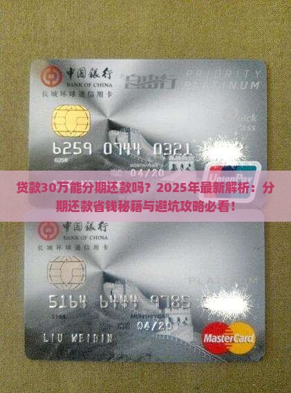 贷款30万能分期还款吗