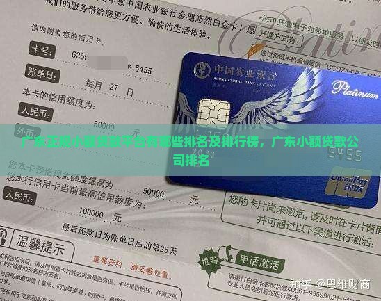 广东正规小额贷款平台