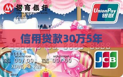 信用贷款30万5年