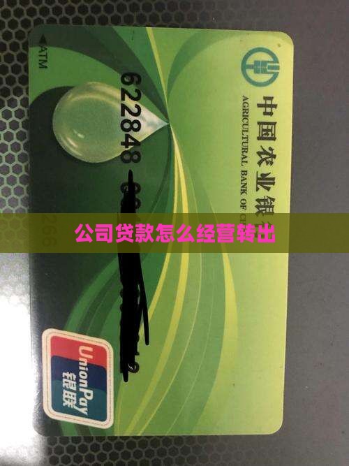 公司贷款怎样转出