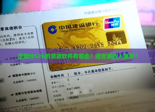 芝麻分536的贷款软件