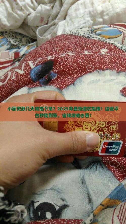 小额贷款几天钱能下来