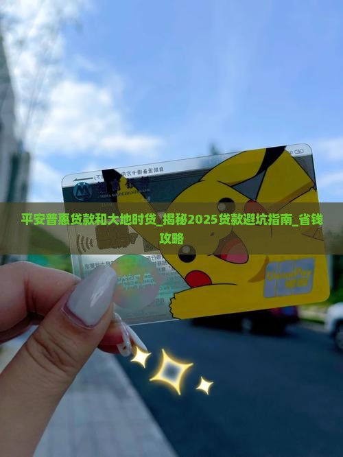 平安普惠贷款和大地时贷