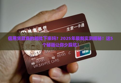 信用贷款一般能不能批下来