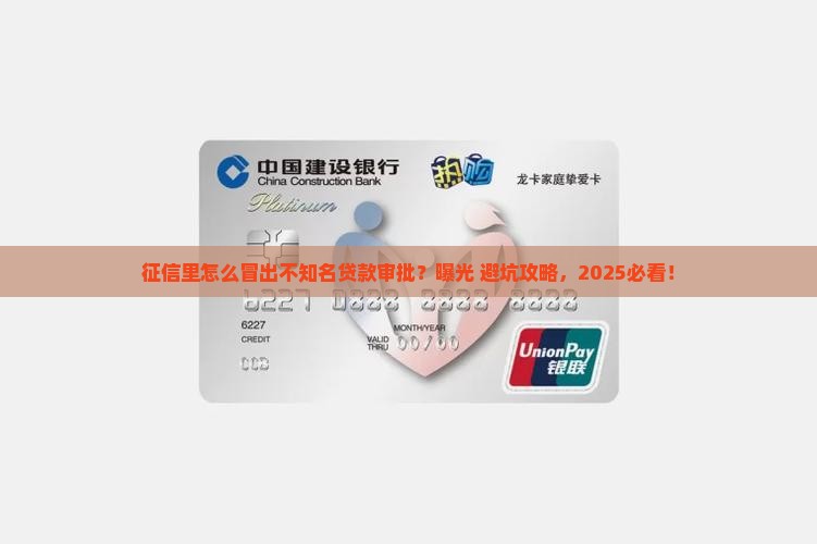 征信有不知名贷款审批