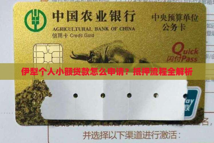 伊犁个人小额贷款怎么贷