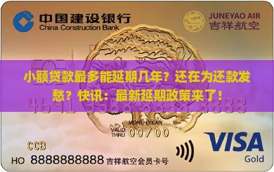 小额贷款最多延期几年