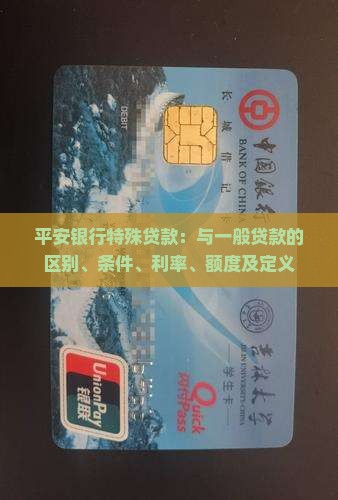 平安银行特殊贷款