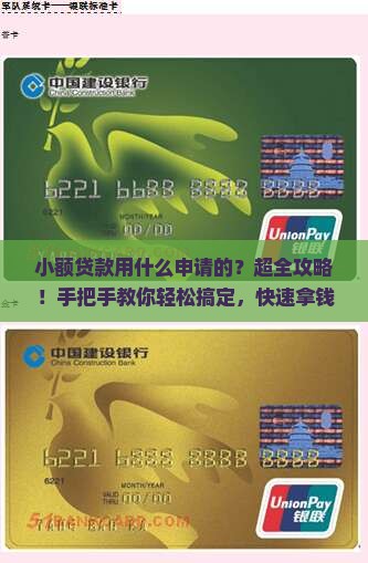 小额贷款用什么申请的