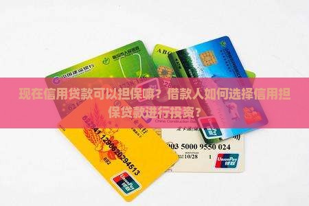 信用贷款可以担保嘛现在