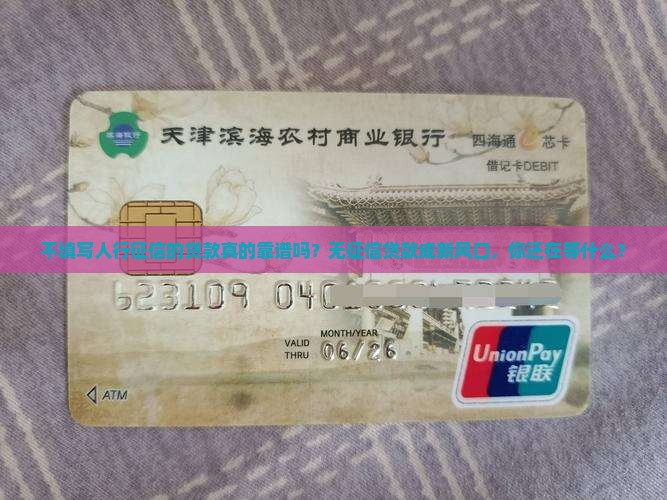 不填写人行征信的贷款