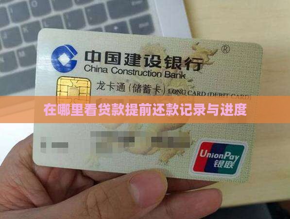在哪里看贷款提前还款记录与进度