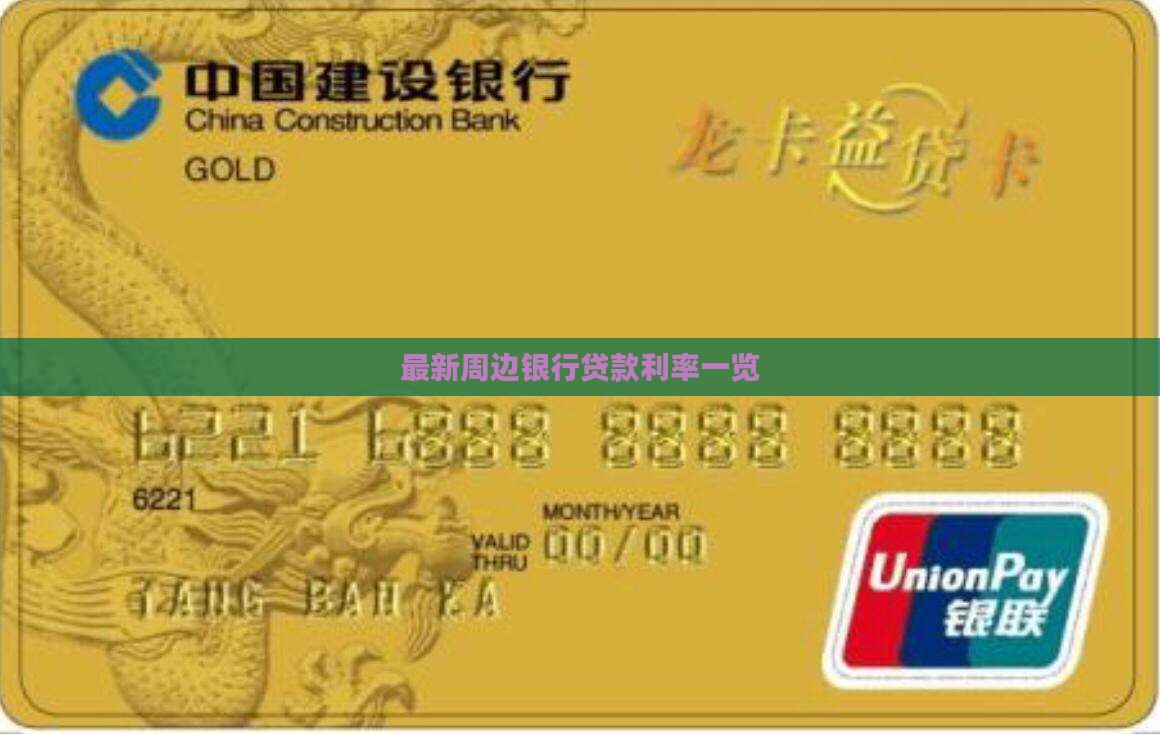 最新周边银行贷款利率一览
