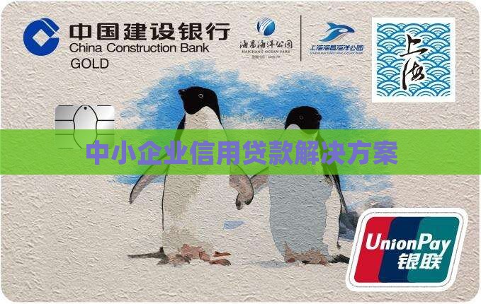 中小企业信用贷款解决方案