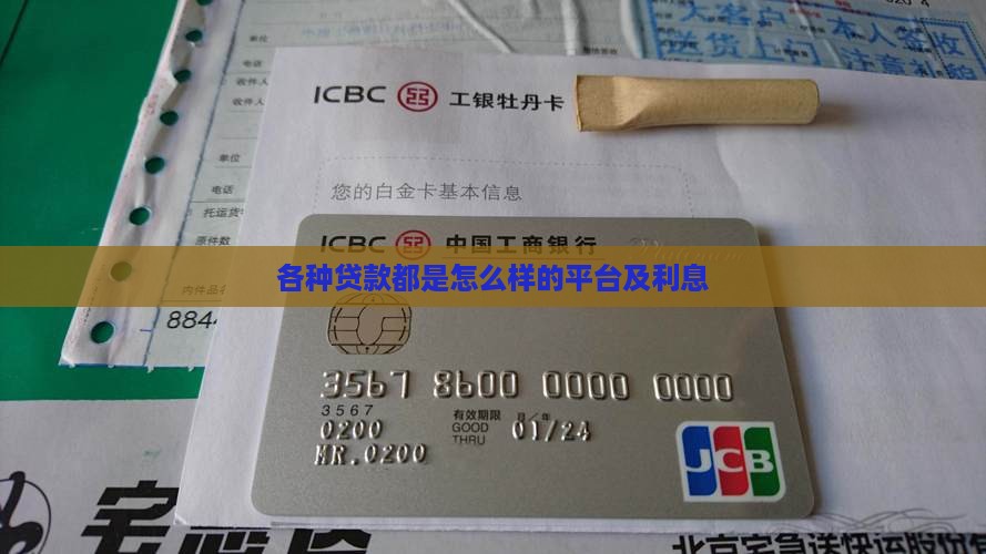 各种贷款都是怎么样的平台及利息