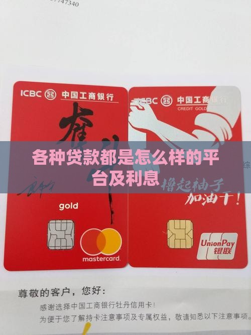 各种贷款都是怎么样的平台及利息