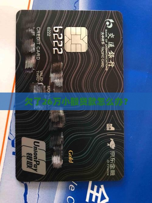 欠了26万小额贷款怎么办？