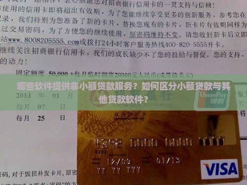 哪些软件提供非小额贷款服务？如何区分小额贷款与其他贷款软件？