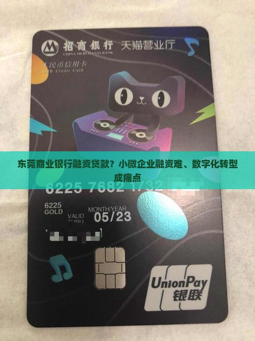 东莞商业银行融资贷款？小微企业融资难、数字化转型成痛点