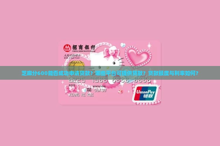 芝麻分600能否成功申请贷款？哪些平台可提供贷款？贷款额度与利率如何？